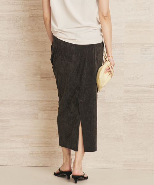 plage（プラージュ）の「suede like jersey tightスカート（スカート・レディース・ブラウン系その他・36/38）」の17枚目の写真