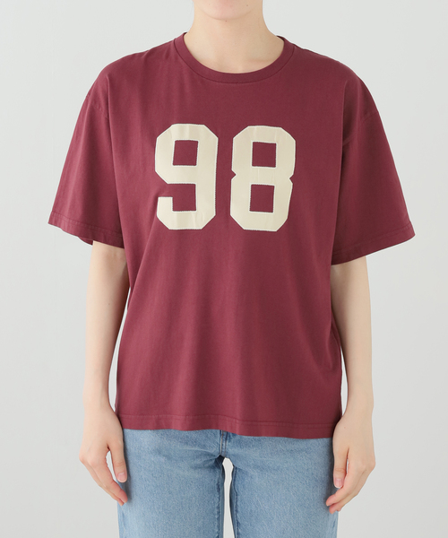 SCREEN STARS（スクリーンスターズ）の「SCREEN STARS/スクリーンスターズ SLOBE別注 ナンバリングTEE（Tシャツ/カットソー・レディース・ベージュ/ボルドー・FREE）」の8枚目の写真