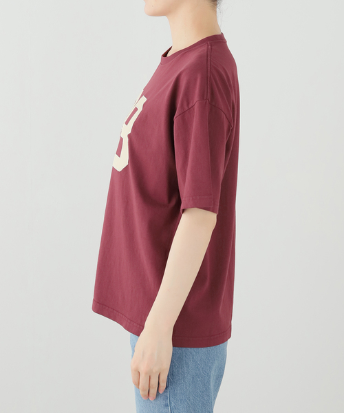 SCREEN STARS（スクリーンスターズ）の「SCREEN STARS/スクリーンスターズ SLOBE別注 ナンバリングTEE（Tシャツ/カットソー・レディース・ベージュ/ボルドー・FREE）」の9枚目の写真