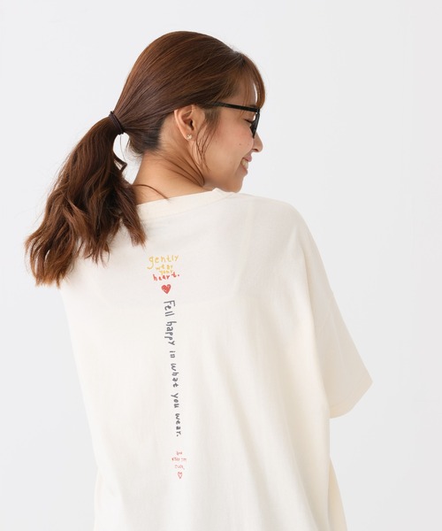 HEART MARKET(ハートマーケット)の「タテカラフル刺繍チュニック(Tシャツ/カットソー・レディース・ホワイト系1/グリーン系/レッド系/グレー系2/グレー系1/ホワイト系2・FREE)」の19枚目の写真