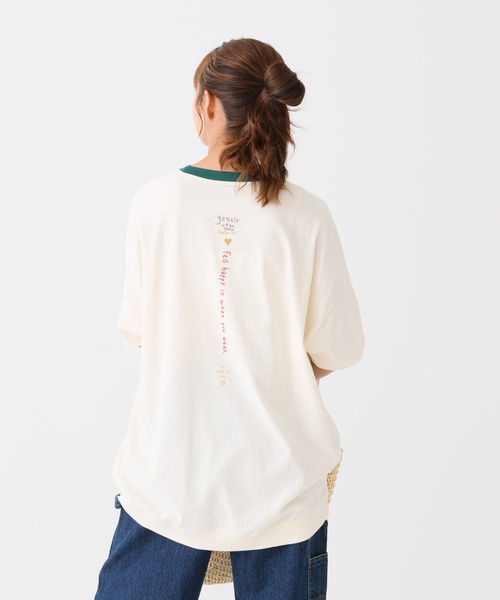 HEART MARKET(ハートマーケット)の「タテカラフル刺繍チュニック(Tシャツ/カットソー・レディース・ホワイト系1/グリーン系/レッド系/グレー系2/グレー系1/ホワイト系2・FREE)」の11枚目の写真