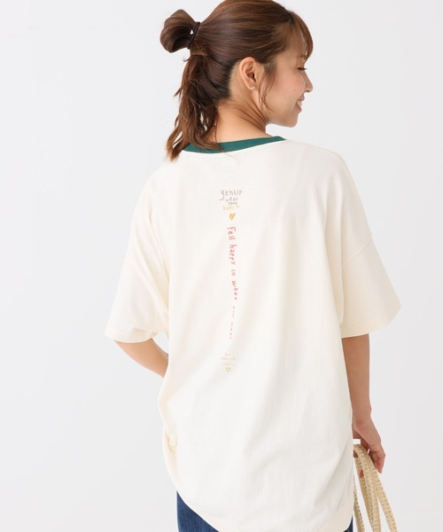 HEART MARKET(ハートマーケット)の「タテカラフル刺繍チュニック(Tシャツ/カットソー・レディース・ホワイト系1/グリーン系/レッド系/グレー系2/グレー系1/ホワイト系2・FREE)」の14枚目の写真