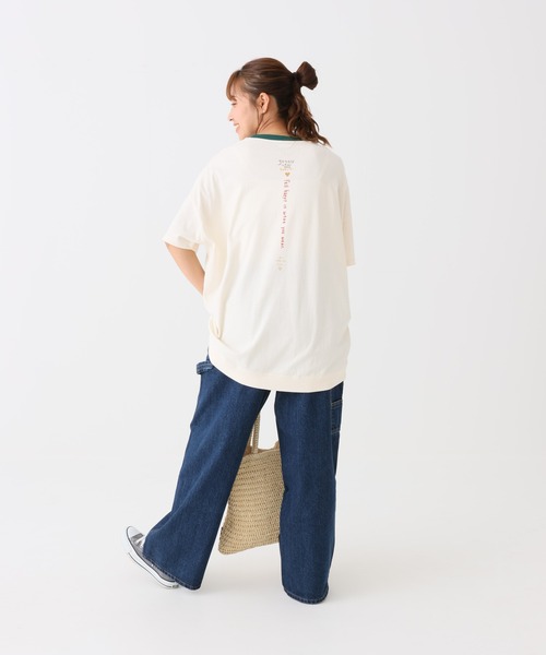 HEART MARKET(ハートマーケット)の「タテカラフル刺繍チュニック(Tシャツ/カットソー・レディース・ホワイト系1/グリーン系/レッド系/グレー系2/グレー系1/ホワイト系2・FREE)」の13枚目の写真