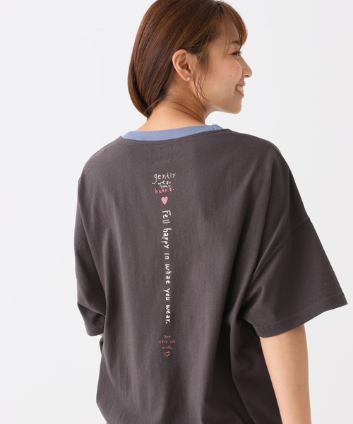 HEART MARKET(ハートマーケット)の「タテカラフル刺繍チュニック(Tシャツ/カットソー・レディース・ホワイト系1/グリーン系/レッド系/グレー系2/グレー系1/ホワイト系2・FREE)」の21枚目の写真