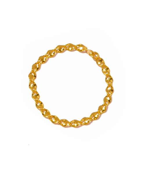 les bonbon(ルボンボン)の「【les bon bon】K18 aria ring/アリア リング BOB1008(リング・レディース・イエローゴールド・L/M/S)」の1枚目の写真