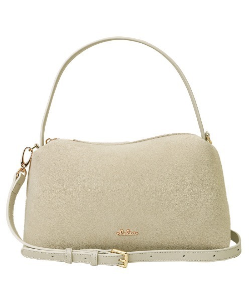 Clelia（クレリア）の「スエードハンドバッグ/ショルダーバッグ（ハンドバッグ・レディース・ネイビー/ライトブラウン/ライトグレー/ブラウン系その他/ダークグレー/セージグリーン・ONE SIZE）」の21枚目の写真