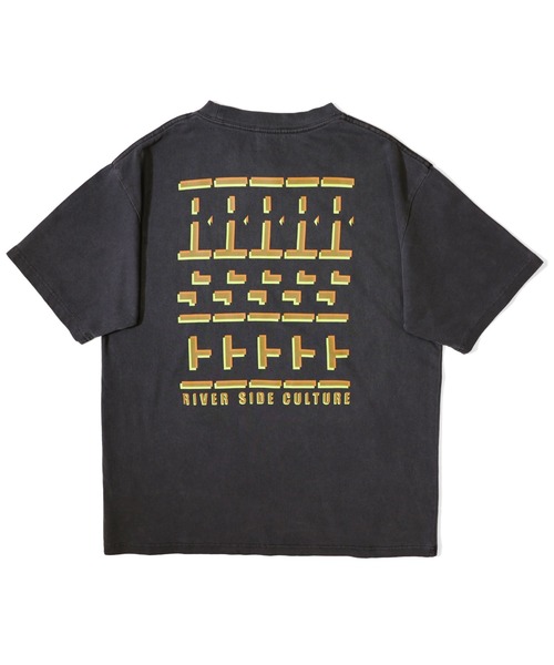 RIVER SIDE CULTURE(リバーサイドカルチャー)の「RIVER SIDE CULTURE / MARCO'S FAMILY LET'S SURF T-SHIRT(M4)(Tシャツ/カットソー・メンズ・チャコールグレー/ホワイト・X-LARGE/LARGE/MEDIUM)」の4枚目の写真