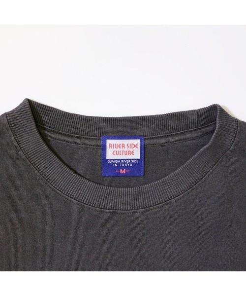 RIVER SIDE CULTURE(リバーサイドカルチャー)の「RIVER SIDE CULTURE / MARCO'S FAMILY LET'S SURF T-SHIRT(M4)(Tシャツ/カットソー・メンズ・チャコールグレー/ホワイト・X-LARGE/LARGE/MEDIUM)」の6枚目の写真