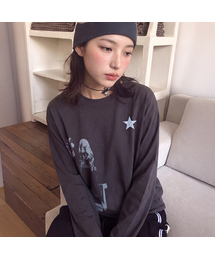 [UNISEX]STAR1 GIRL ロングスリーブTシャツ_4color
