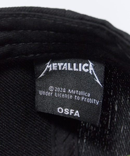 METALLICA(メタリカ)の「Metallica/メタリカ And Justice For All CAP キャップ スナップバック フラットバイザー バイカラー 配色 ツートン バンド メンズ レディース 2026年 秋 秋服 冬 冬服(キャップ・メンズ・ブラック・FREE)」の2枚目の写真