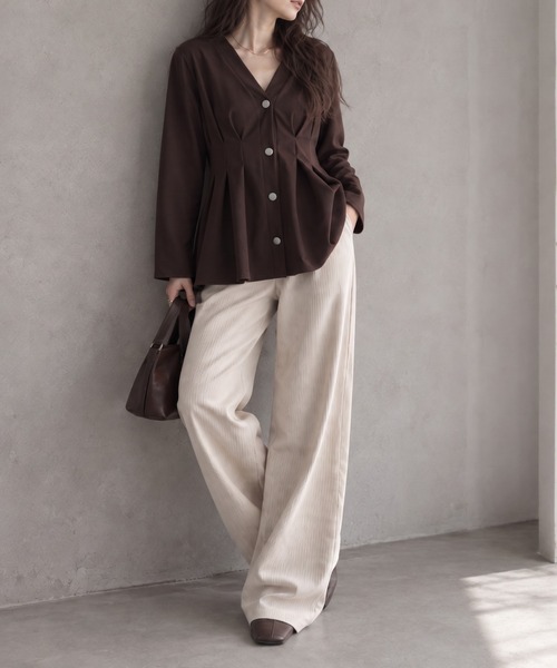 モデル身長：158cm
着用サイズ：FREE