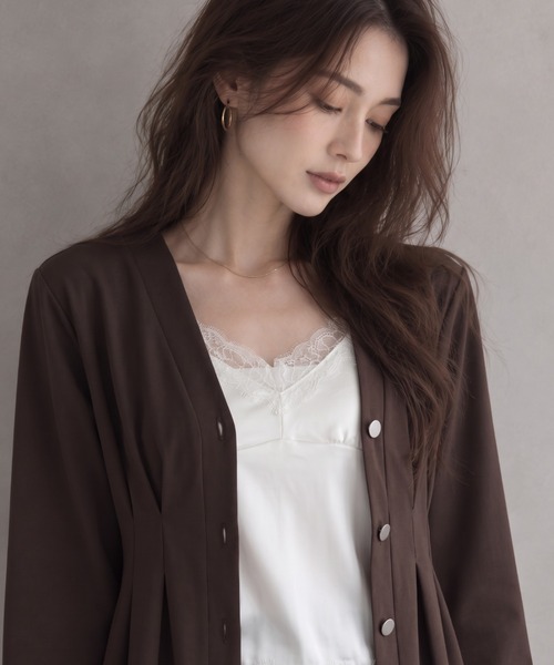モデル身長：158cm
着用サイズ：FREE