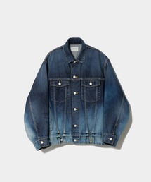 double-end selvedge denim blouson gradation