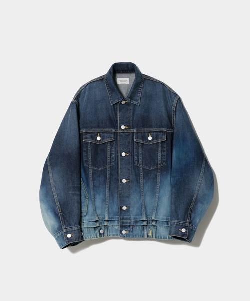 beautiful people(ビューティフルピープル)の「double-end selvedge denim blouson gradation(デニムジャケット・レディース・インディゴブルー・36/38/40)」の2枚目の写真