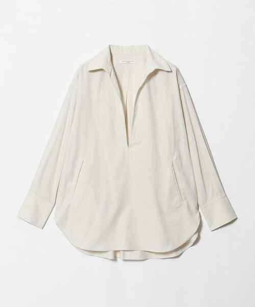 BEAUTY&YOUTH UNITED ARROWS(ビューティーアンドユースユナイテッドアローズ)の「コットンコーデュロイ スキッパーチュニック(その他トップス・レディース・ブラウン系/ライム/オフホワイト・FREE)」の2枚目の写真
