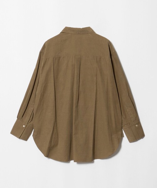 BEAUTY&YOUTH UNITED ARROWS(ビューティーアンドユースユナイテッドアローズ)の「コットンコーデュロイ スキッパーチュニック(その他トップス・レディース・ブラウン系/ライム/オフホワイト・FREE)」の4枚目の写真