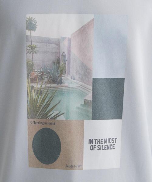 THE SHOP TK (ザ ショップ ティーケー )の「【洗濯機OK】ポンチ長袖フォト長袖Tシャツ(Tシャツ/カットソー・メンズ・ライトグリーン/オフホワイト/ライトグレー・02/04/03)」の11枚目の写真