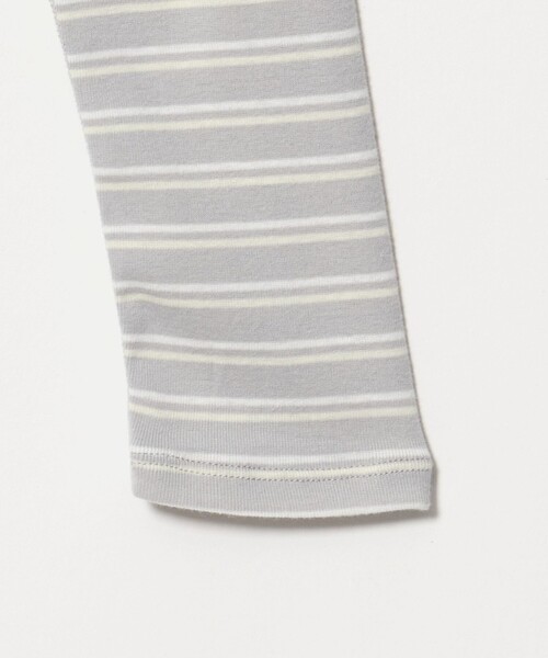 Healthknit（ヘルスニット）の「【別注】＜Healthknit＞ボーダー フーディ（Tシャツ/カットソー・レディース・ブラック/ライトグレー・FREE）」の15枚目の写真