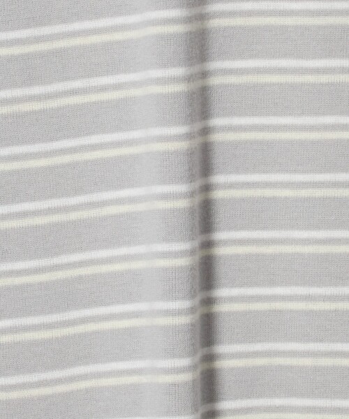 Healthknit（ヘルスニット）の「【別注】＜Healthknit＞ボーダー フーディ（Tシャツ/カットソー・レディース・ブラック/ライトグレー・FREE）」の17枚目の写真
