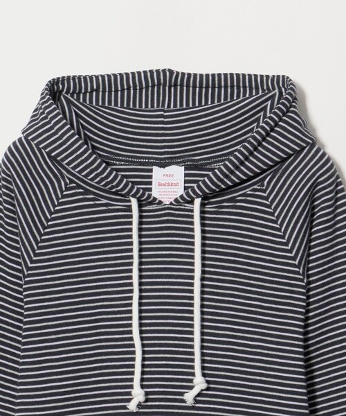 Healthknit（ヘルスニット）の「【別注】＜Healthknit＞ボーダー フーディ（Tシャツ/カットソー・レディース・ブラック/ライトグレー・FREE）」の19枚目の写真