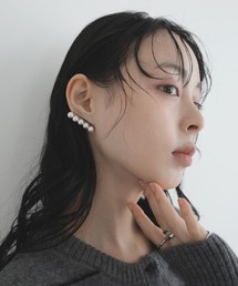 ストレートラインパールピアス