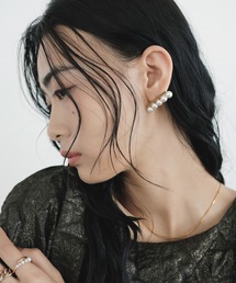 ストレートラインパールピアス
