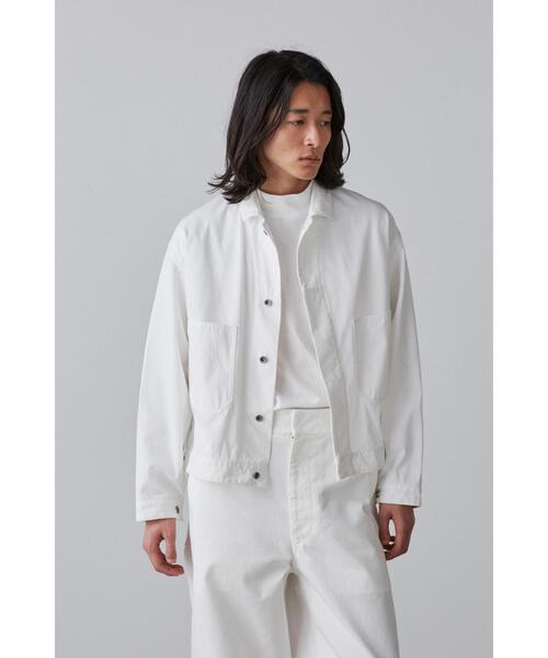 Y(ワイ)の「Y / ORGANIC COTTON RECYCLE POLYESTER TWILL BLOUSON(ブルゾン・メンズ・ホワイト・MEDIUM/SMALL)」の1枚目の写真