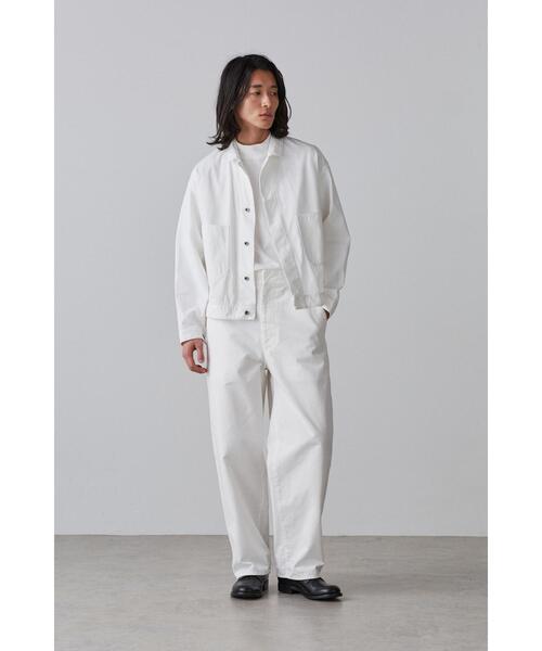 Y(ワイ)の「Y / ORGANIC COTTON RECYCLE POLYESTER TWILL BLOUSON(ブルゾン・メンズ・ホワイト・MEDIUM/SMALL)」の2枚目の写真