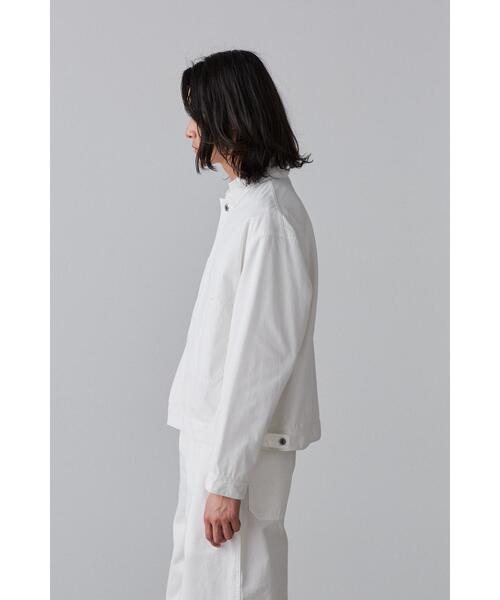 Y(ワイ)の「Y / ORGANIC COTTON RECYCLE POLYESTER TWILL BLOUSON(ブルゾン・メンズ・ホワイト・MEDIUM/SMALL)」の4枚目の写真