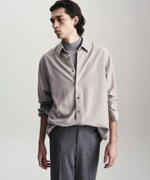 J'RIUM(ジェイリウム)の「RED.2 サンド FLOW シャツ ベージュ カーキ(シャツ/ブラウス・メンズ・その他・MEDIUM/LARGE)」の1枚目の写真