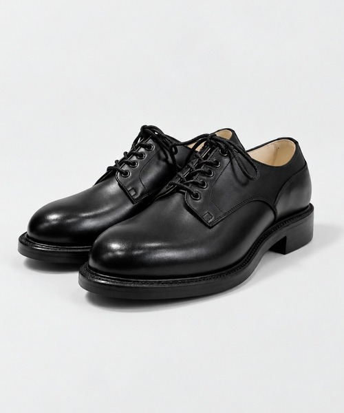 foot the coacher(フットザコーチャー)の「【foot the coacher】THE OFFICER SHOES(ドレスシューズ・メンズ・ブラック・9/8/7)」の1枚目の写真