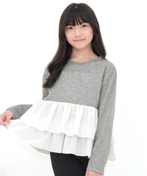 Bee des Bee（ビーデスビー）の「ティアードフリルトップス（Tシャツ/カットソー）」