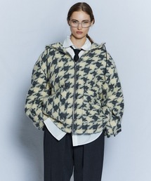 【26WINTER PRE-ORDER】Tweed Hoodie Coat/ツイードフーディコート
