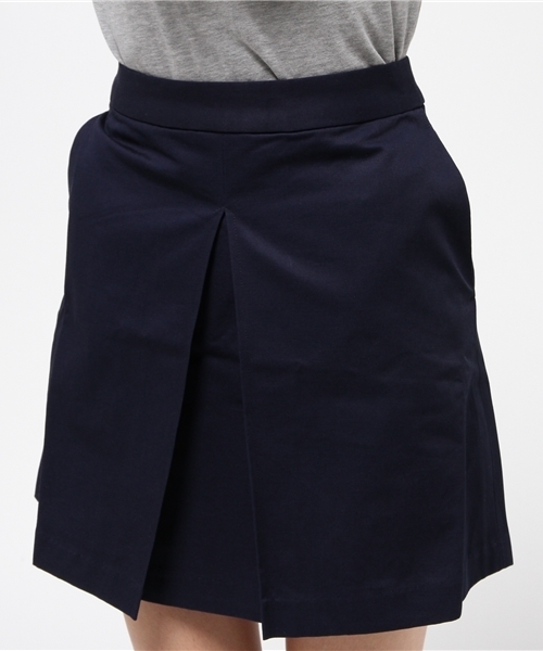 MOUSSY（マウジー）の「TUCK MINI SK（スカート・レディース・ベージュ/ネイビー/ピンク/ホワイト・2/1/0）」の16枚目の写真