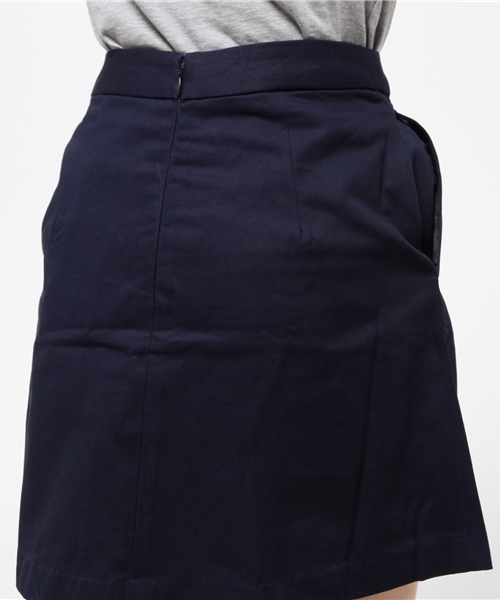 MOUSSY（マウジー）の「TUCK MINI SK（スカート・レディース・ベージュ/ネイビー/ピンク/ホワイト・2/1/0）」の7枚目の写真