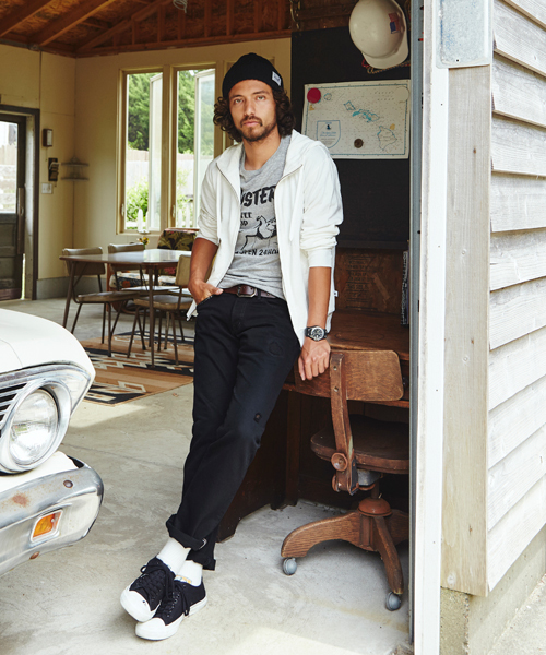 HYSTERIC GLAMOUR（ヒステリックグラマー）の「WOODLAND GUITAR総柄ジャカード PK（パーカー・メンズ・ホワイト系その他/グリーン系カモフラージュ/ネイビー・SMALL/MEDIUM/LARGE）」の11枚目の写真