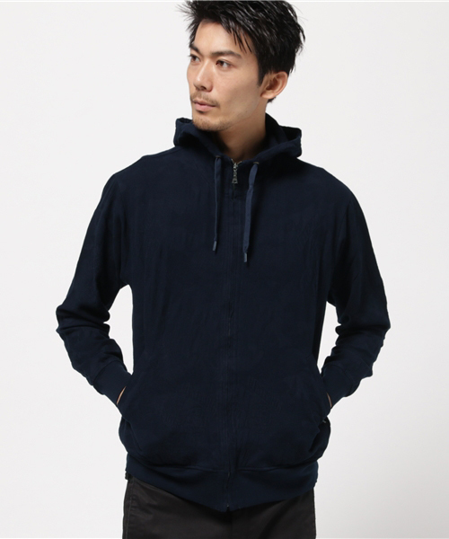 HYSTERIC GLAMOUR（ヒステリックグラマー）の「WOODLAND GUITAR総柄ジャカード PK（パーカー・メンズ・ホワイト系その他/グリーン系カモフラージュ/ネイビー・SMALL/MEDIUM/LARGE）」の13枚目の写真