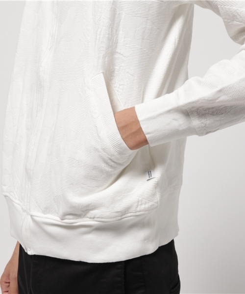 HYSTERIC GLAMOUR（ヒステリックグラマー）の「WOODLAND GUITAR総柄ジャカード PK（パーカー・メンズ・ホワイト系その他/グリーン系カモフラージュ/ネイビー・SMALL/MEDIUM/LARGE）」の8枚目の写真