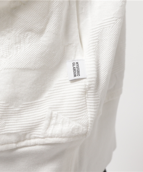 HYSTERIC GLAMOUR（ヒステリックグラマー）の「WOODLAND GUITAR総柄ジャカード PK（パーカー・メンズ・ホワイト系その他/グリーン系カモフラージュ/ネイビー・SMALL/MEDIUM/LARGE）」の9枚目の写真