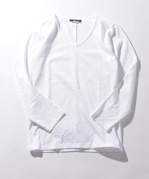 SHIPS JET BLUE(シップスジェットブルー)の「SHIPS JET BLUE: 【THERMOLITE】 アンダーTシャツ■(Tシャツ/カットソー・メンズ・ホワイト/ホワイト系その他/グレー/ブラック・LARGE/SMALL/MEDIUM)」の2枚目の写真
