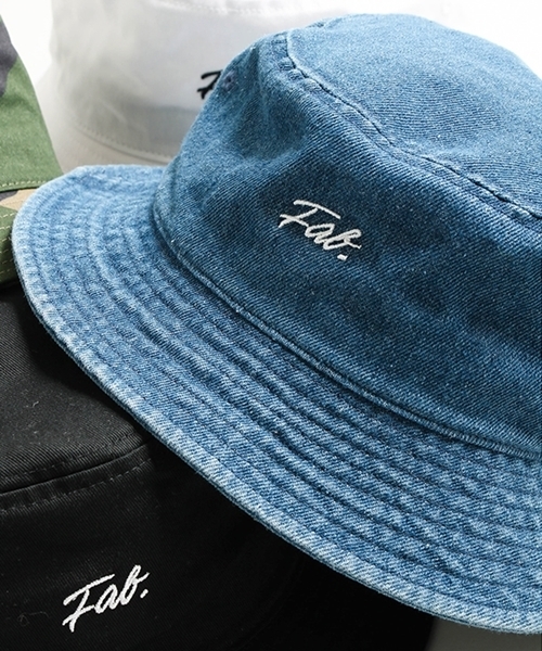 WEGO（ウィゴー）の「WEGO/ロゴ刺繍バケットハット（ハット・メンズ・インディゴブルー/ブラック/その他1/ホワイト/その他2/その他3・FREE）」の4枚目の写真