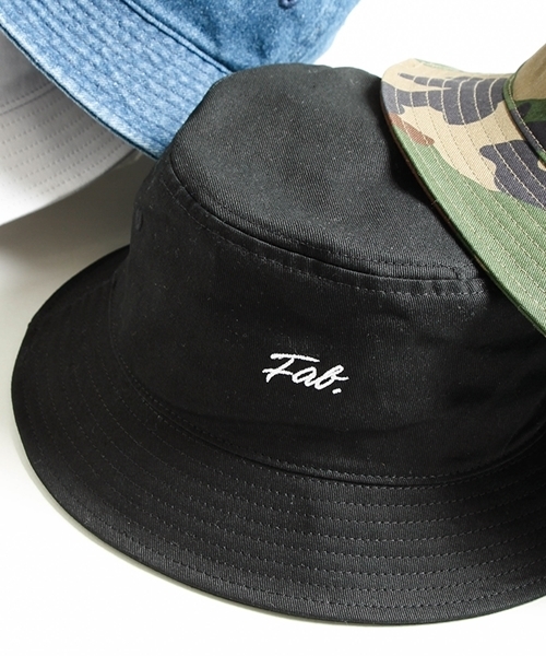 WEGO（ウィゴー）の「WEGO/ロゴ刺繍バケットハット（ハット・メンズ・インディゴブルー/ブラック/その他1/ホワイト/その他2/その他3・FREE）」の3枚目の写真