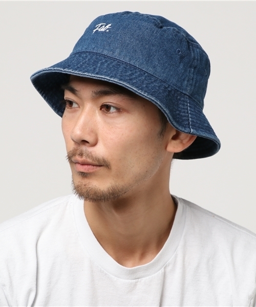WEGO（ウィゴー）の「WEGO/ロゴ刺繍バケットハット（ハット・メンズ・インディゴブルー/ブラック/その他1/ホワイト/その他2/その他3・FREE）」の17枚目の写真