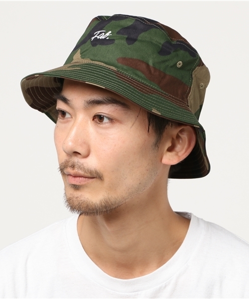 WEGO（ウィゴー）の「WEGO/ロゴ刺繍バケットハット（ハット・メンズ・インディゴブルー/ブラック/その他1/ホワイト/その他2/その他3・FREE）」の18枚目の写真