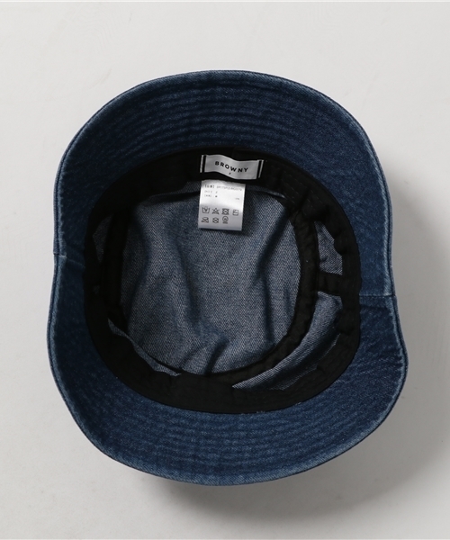 WEGO（ウィゴー）の「WEGO/ロゴ刺繍バケットハット（ハット・メンズ・インディゴブルー/ブラック/その他1/ホワイト/その他2/その他3・FREE）」の10枚目の写真