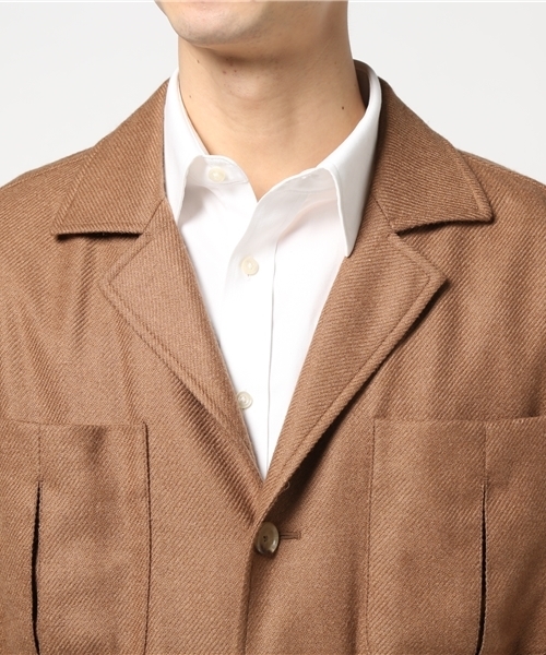 Caruso（カルーゾ）の「CARUSO ドロップショルダーサファリジャケット