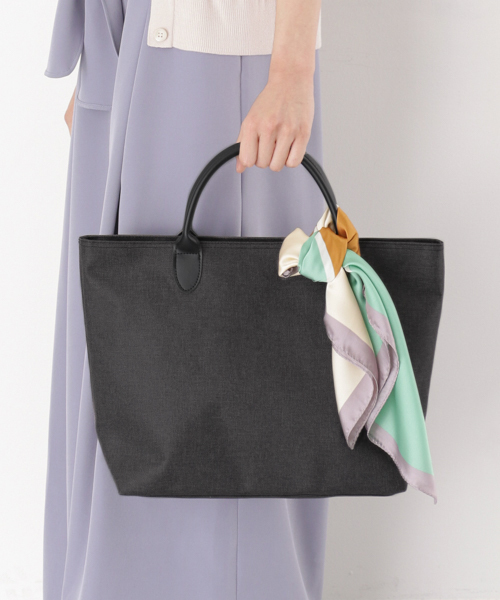 RODE SKO（ロデスコ）の「ASSI ファブリックトートバッグ（トートバッグ・レディース・グレー/ピンク系その他/ブラック・ONE）」の2枚目の写真