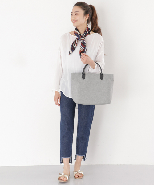 RODE SKO（ロデスコ）の「ASSI ファブリックトートバッグ（トートバッグ・レディース・グレー/ピンク系その他/ブラック・ONE）」の16枚目の写真