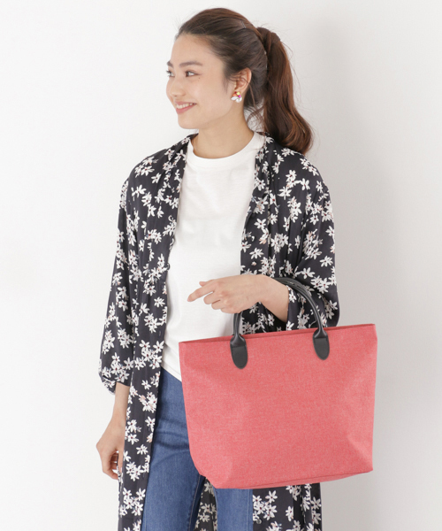 RODE SKO（ロデスコ）の「ASSI ファブリックトートバッグ（トートバッグ・レディース・グレー/ピンク系その他/ブラック・ONE）」の7枚目の写真