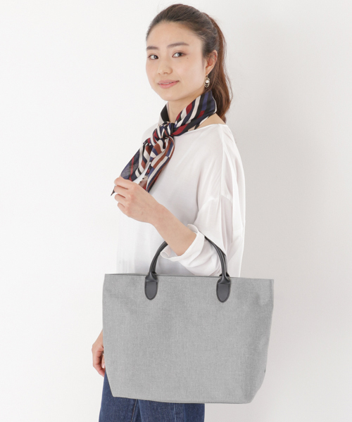 RODE SKO（ロデスコ）の「ASSI ファブリックトートバッグ（トートバッグ・レディース・グレー/ピンク系その他/ブラック・ONE）」の5枚目の写真